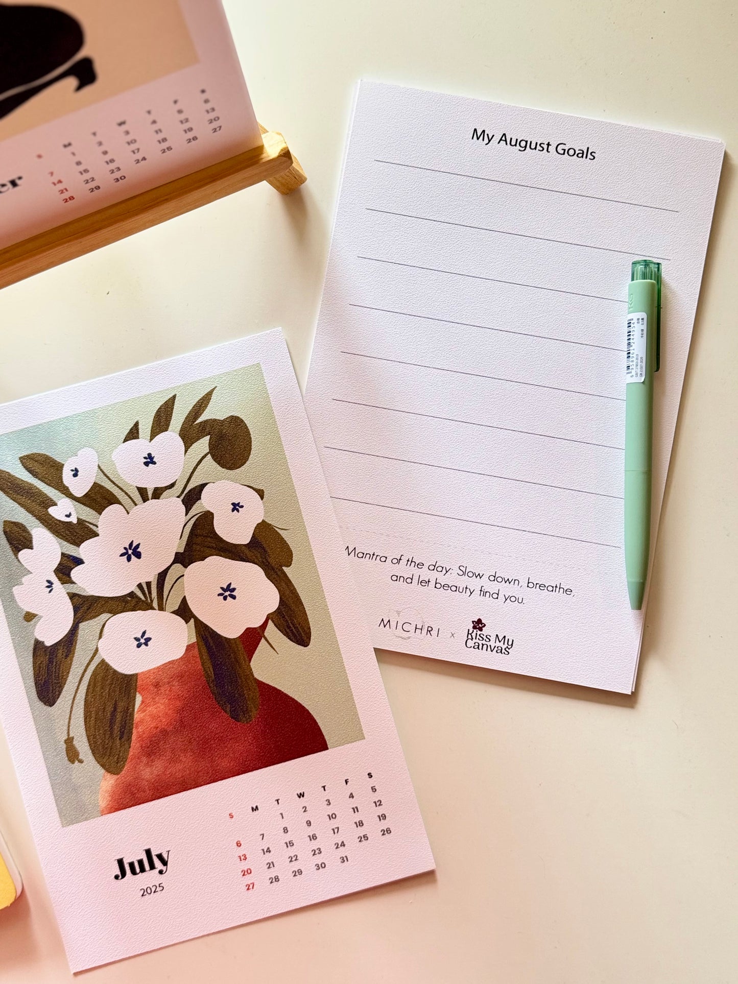 Monthly Muse Calendar