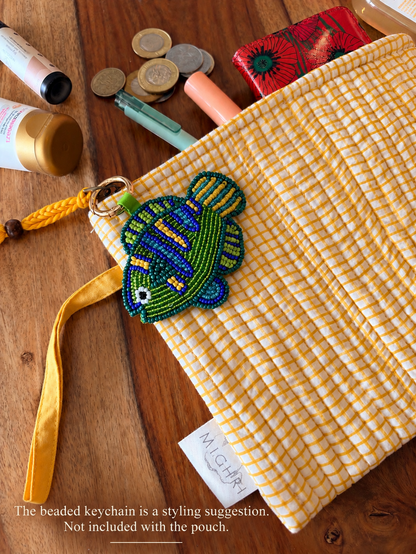 Tahi Flat Quilted Pouch
