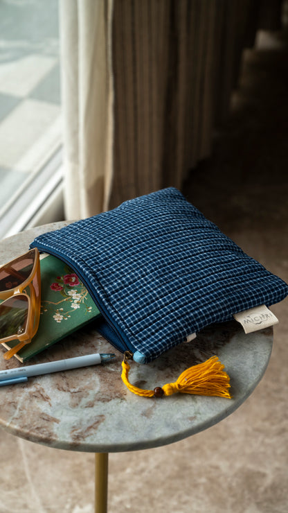 Tahi Flat Quilted Pouch
